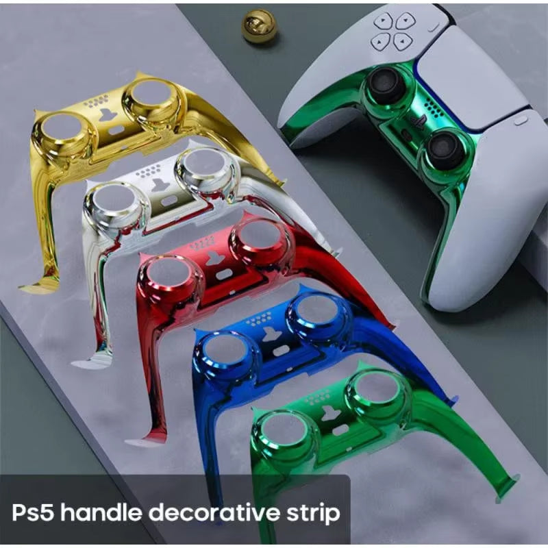 Camouflage Controller Joystick Handle Decorative Strip Accessories for PS5 Gamepad Handle Decoration Strip Gamepad Shell Cover